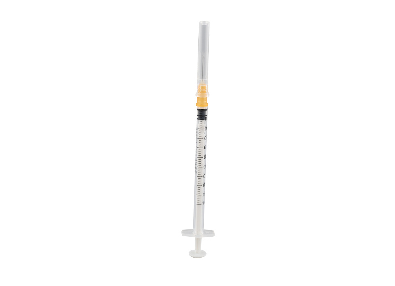 MEDICAL DISPOSABLE INJECTION 1ML SYRINGE LUER SLIP WITH NEEDLE