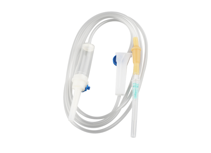 DISPOSABLE IV CLINICAL INFUSION SET LUER LOCK CONNECTOR